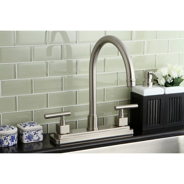 KS8798CQLLS Claremont Centerset Kitchen Faucet, Brushed Nickel